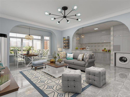 60平小戶型裝飾帶露臺，設計效果讓人驚艷，堪比小別墅了——濟南家庭裝修的智慧