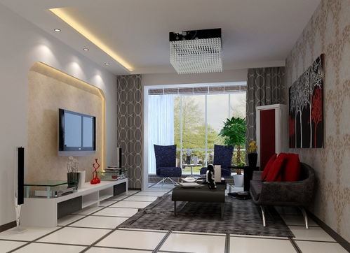 石家莊國瑞城93㎡現代簡約二居室 8.7萬打造通透溫馨家